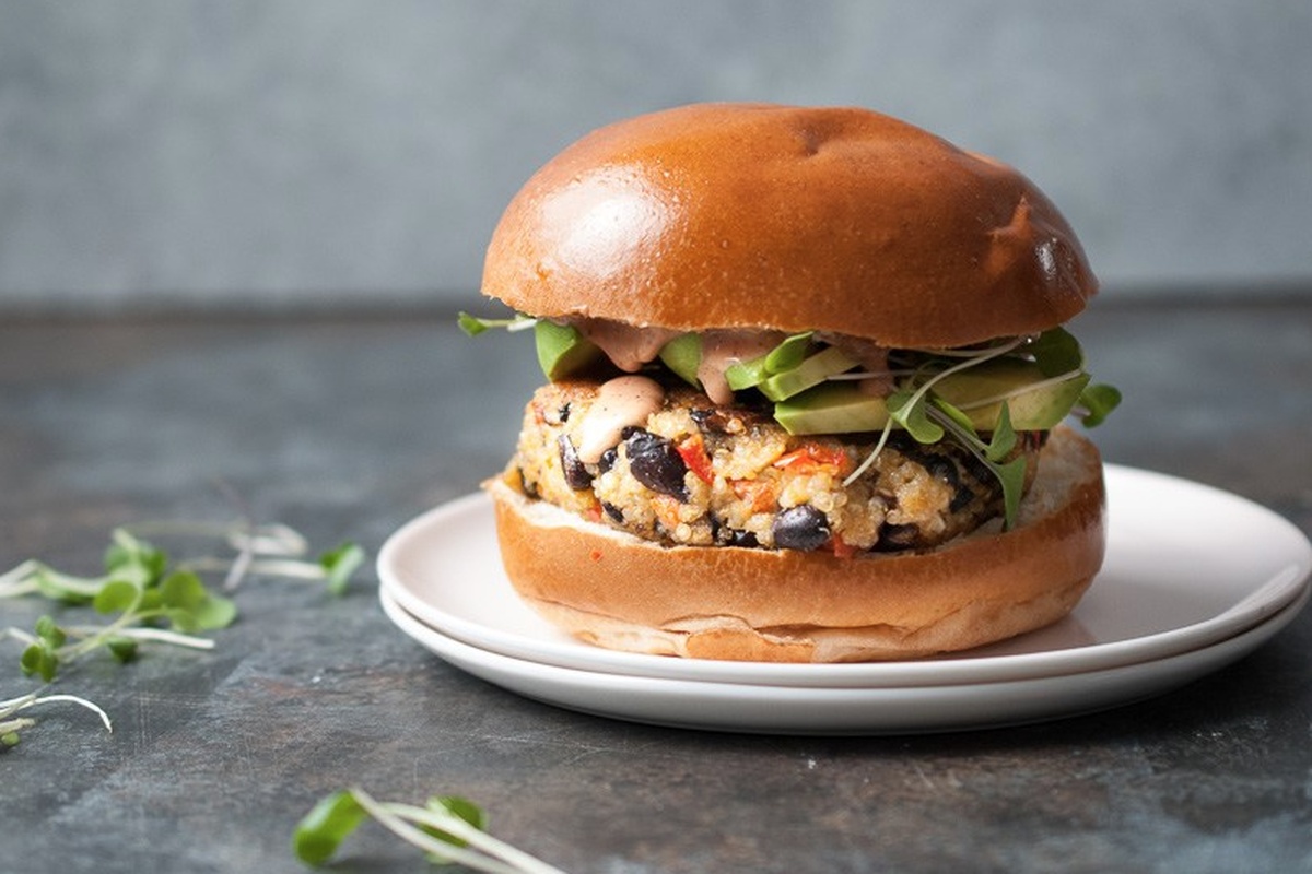 Salmon & Quinoa Burger